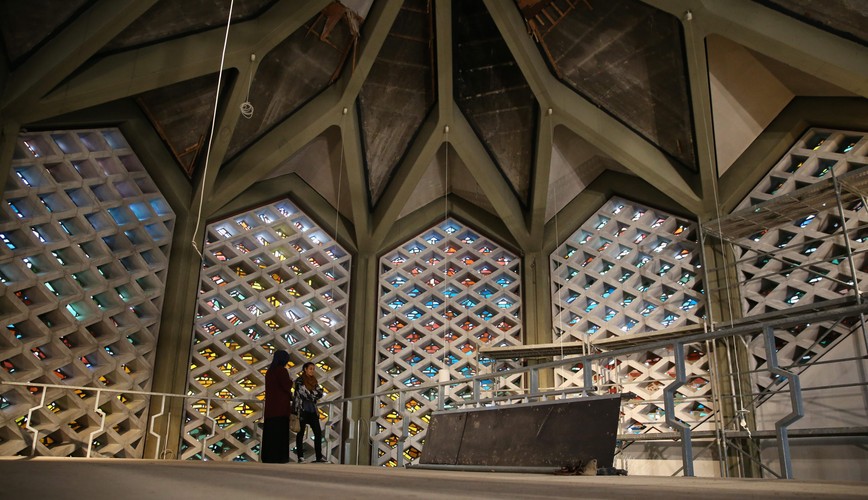 Wnętrze dawnego kościoła