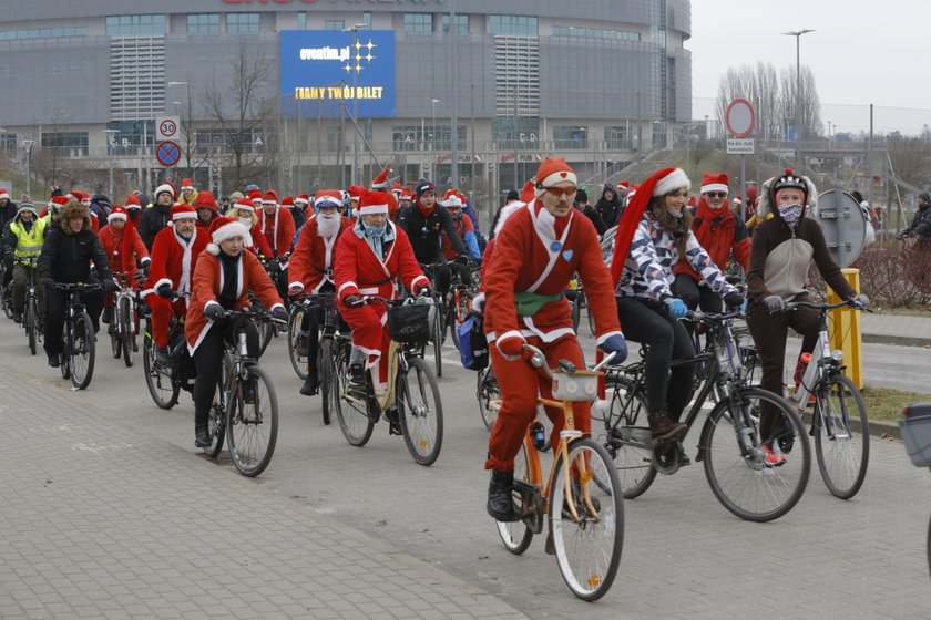 Mikołaje na rowerach 2018