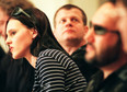 Agnieszka Chylińska i zespół O.N.A. w dniu premiery trzeciej płyty "TRIP", 1998 r.