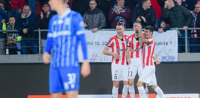 Emocje w Krakowie. Cracovia pokonała Lecha i zrównała się punktami z liderem