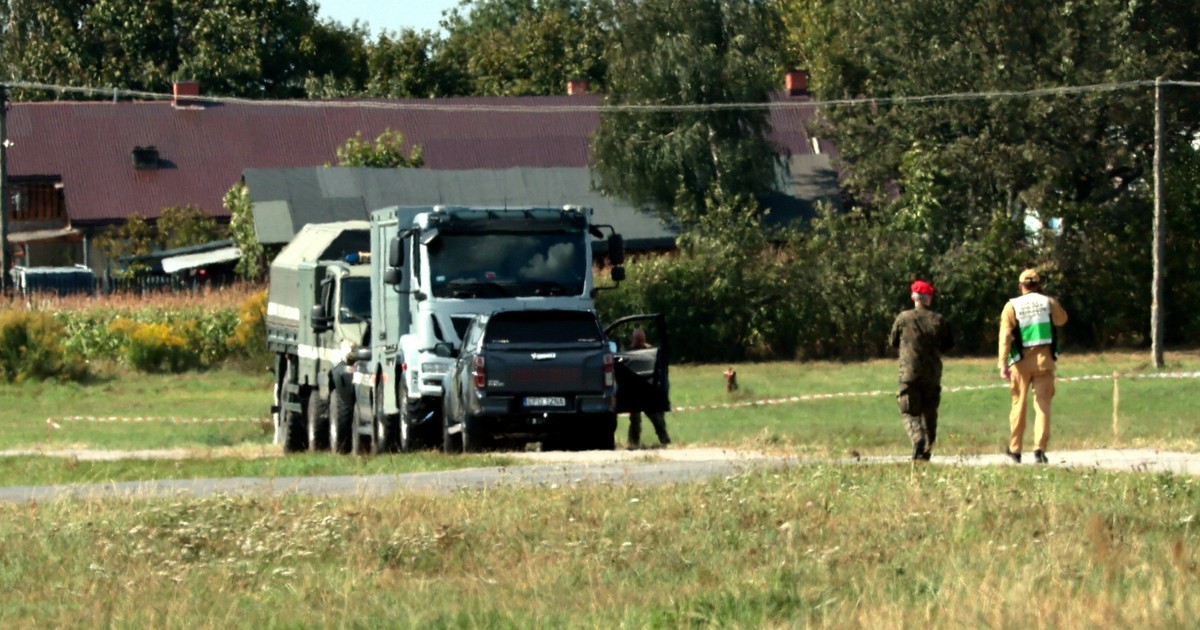 Szczątki polskiej rakiety na Lubelszczyźnie. Służby w akcji