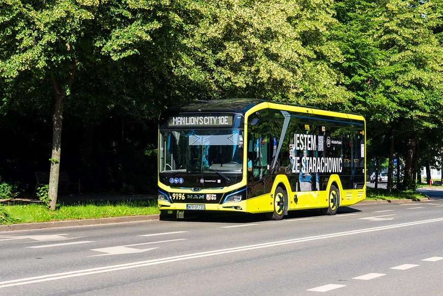 Testowany autobus ma baterię, która powinna starczyć na dzień jazdy
