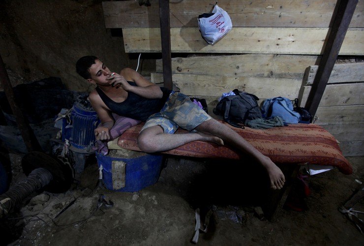 Strefa Gazy - Egipt. Podziemne tunele przemytników