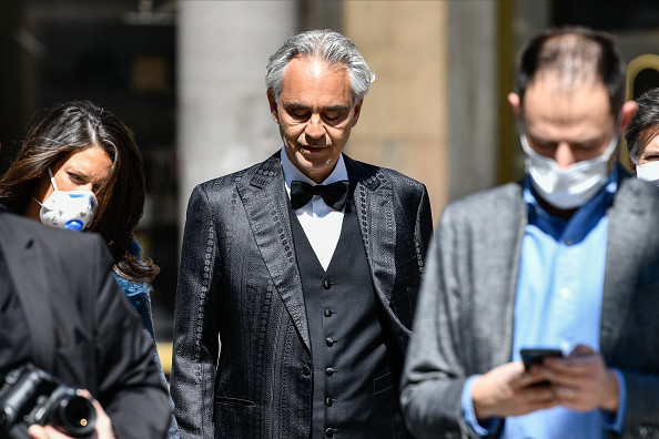 Andrea Bocelli, koncert w Mediolanie - 2020 r.