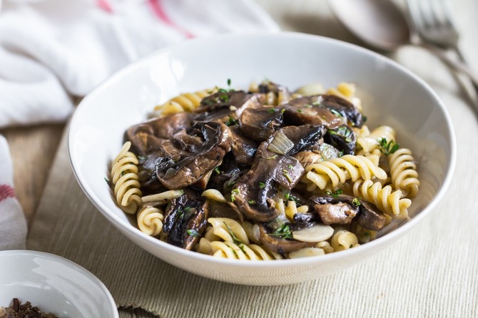 Posna pasta sa pečurkama