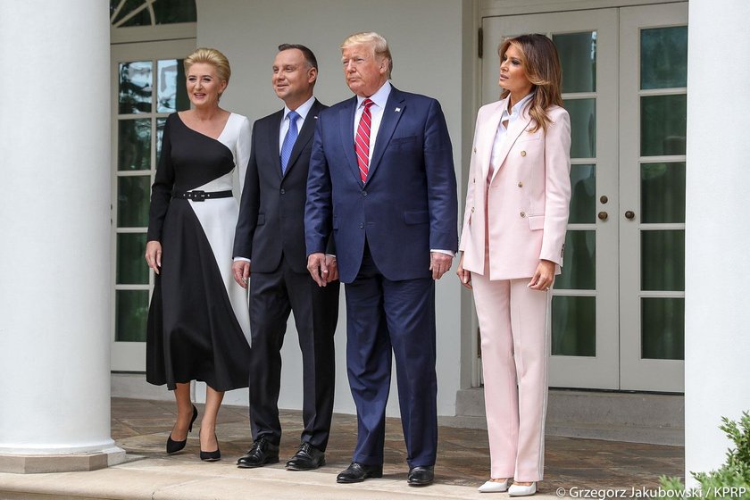 Melania Trump chwali Agatę Dudę