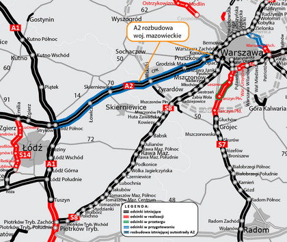 Autostrada A2 Warszawa — Łódź: ruszają konsultacje na temat poszerzenia  trasy