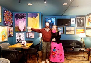 Evgenij Kreščenski i Ljudmila Tomić, umetnici