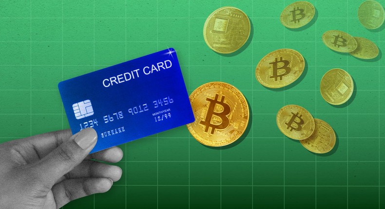 Buying bitcoin with a credit card is possible - but it's not recommended.
