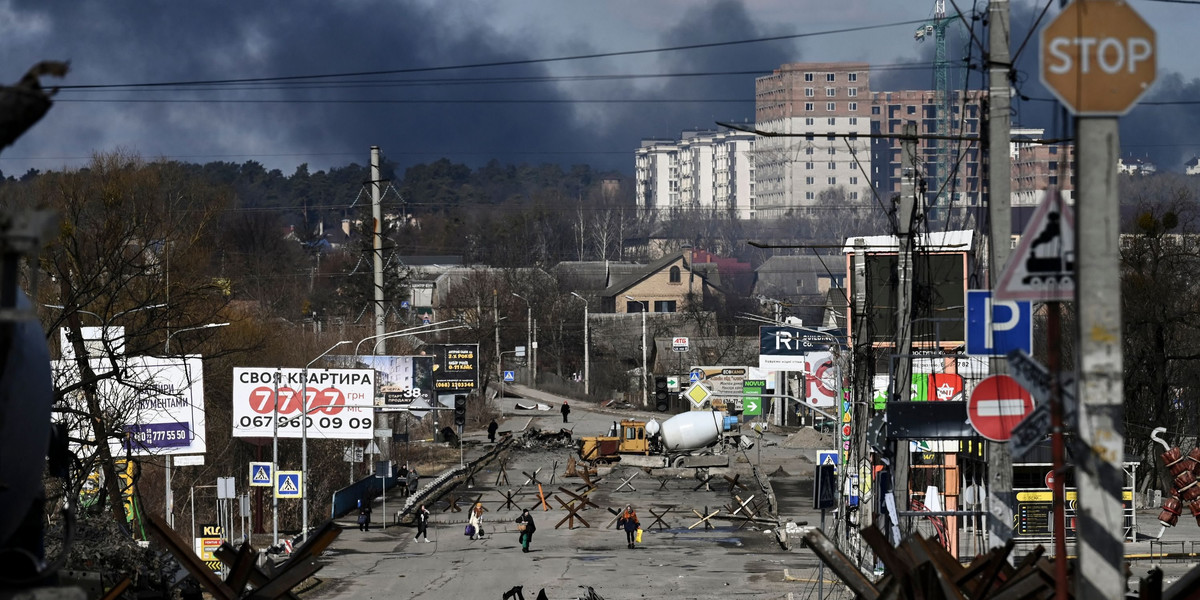 Wojna Rosja Ukraina. Irpień i Mariupol zbombardowane - zdjęcia z wojny