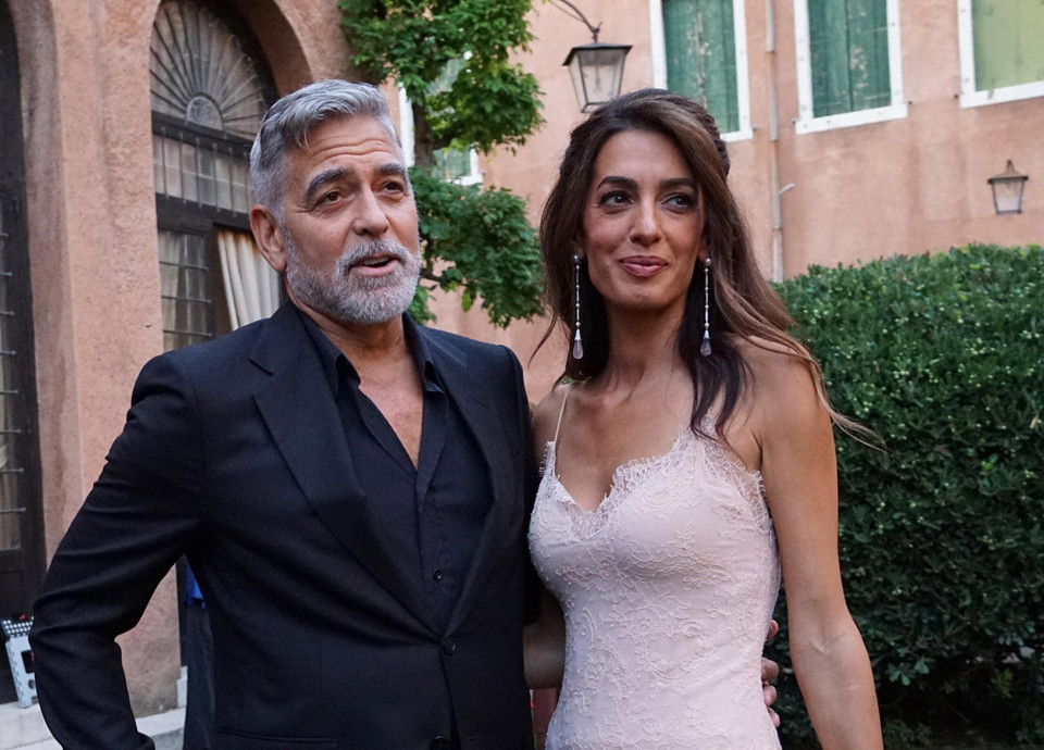 George Clooney z żoną Amal Alamuddin