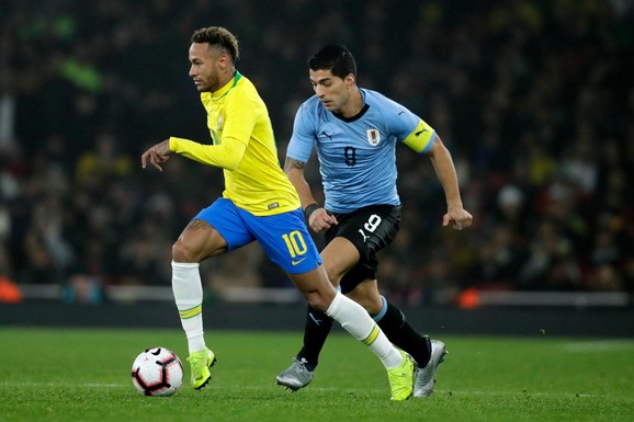 Detalj sa meča Brazil - Urugvaj