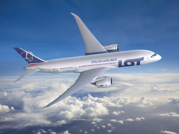 Boeing 787 Dreamliner w barwach narodowego przewoźnika PLL LOT. Fot. materiały LOT