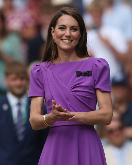 Księżna Walii pojawiła się na Wimbledonie. Kate powitana owacjami na stojąco