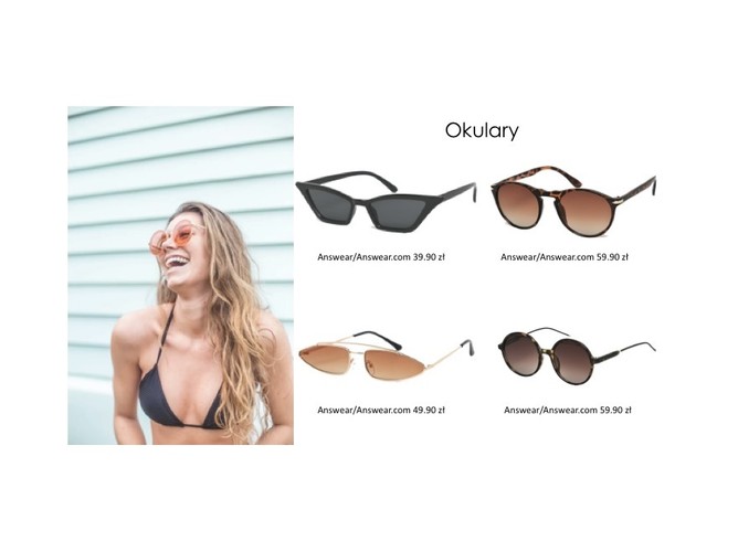 Modne akcesoria na lato 2019: OKULARY PRZECIWSŁONECZNE