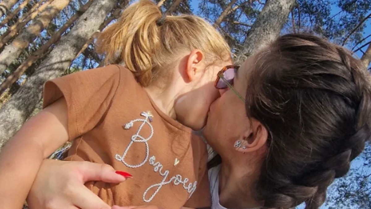 Lea Šekarić sa ćerkom