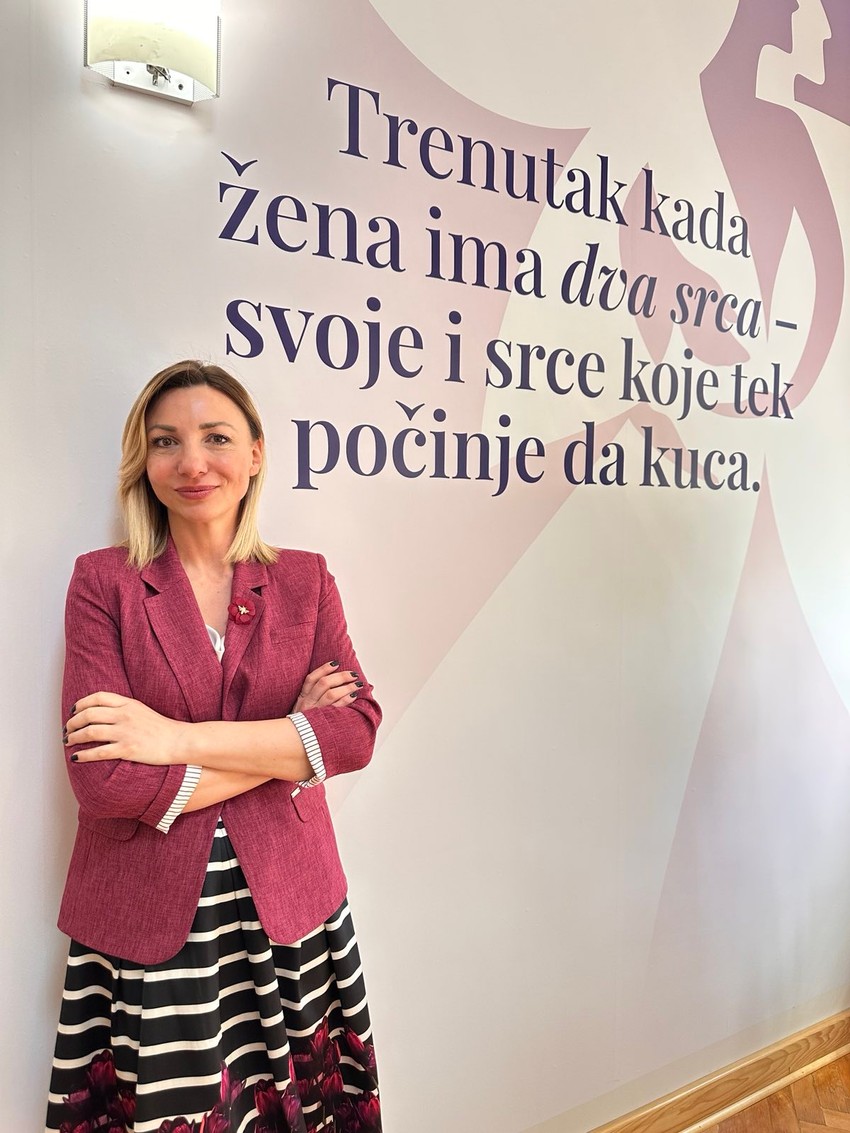 Tatjana Macura na otvaranju Savetovališta "Za srce više"