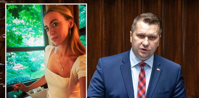 Minister Czarnek skomentował pikantne zdjęcia żony kolegi z rządu