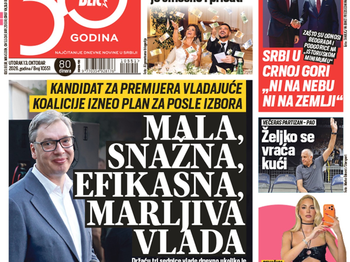 Naslovna strana za 13.10.