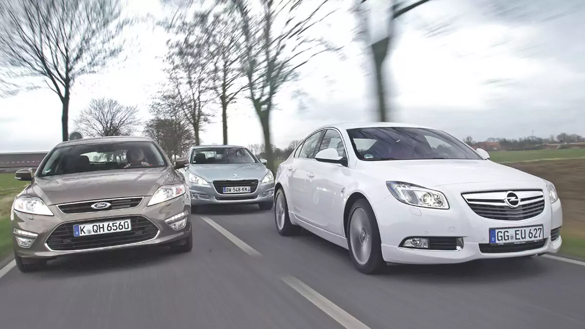 Ford Mondeo kontra Opel Insignia i Peugeot 508: limuzyny dla rodziny