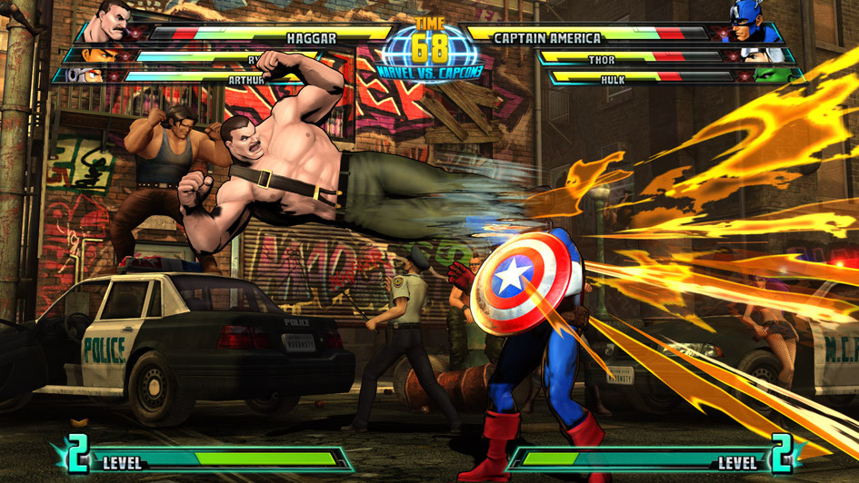 Kadr z gry "Marvel vs. Capcom 3: Fate of Two Worlds"