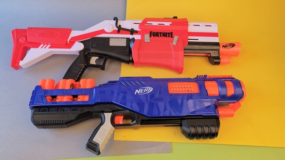 Welt der nerf alle blaster