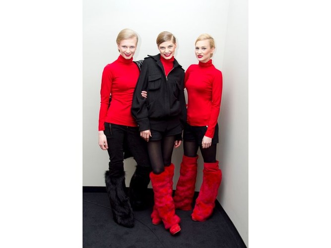 Pokaz kolekcji Ewy Minge i Arkadiusza Prajsa z udziałem uczestniczek Top Model