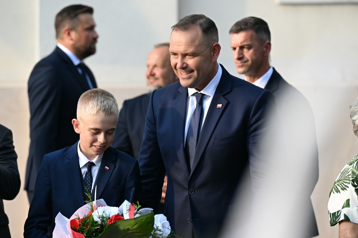 Karol Nawrocki w Wieluniu