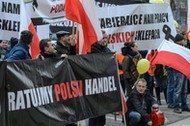 protest handlowców