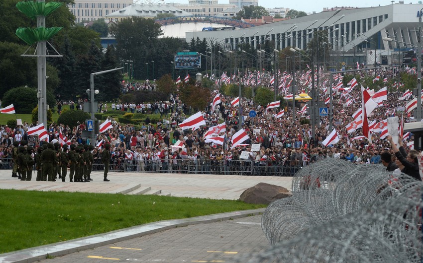 Masovni protest u Minsku