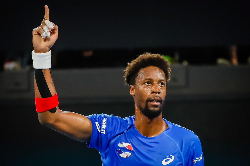 Gael Monfils  gra w Australian Open z kontuzją