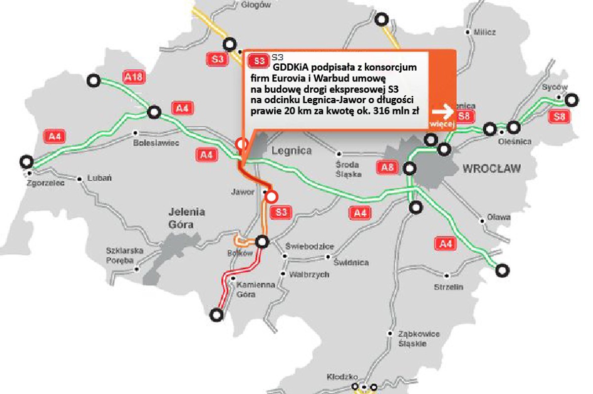 S3 - Legnica - Jawor