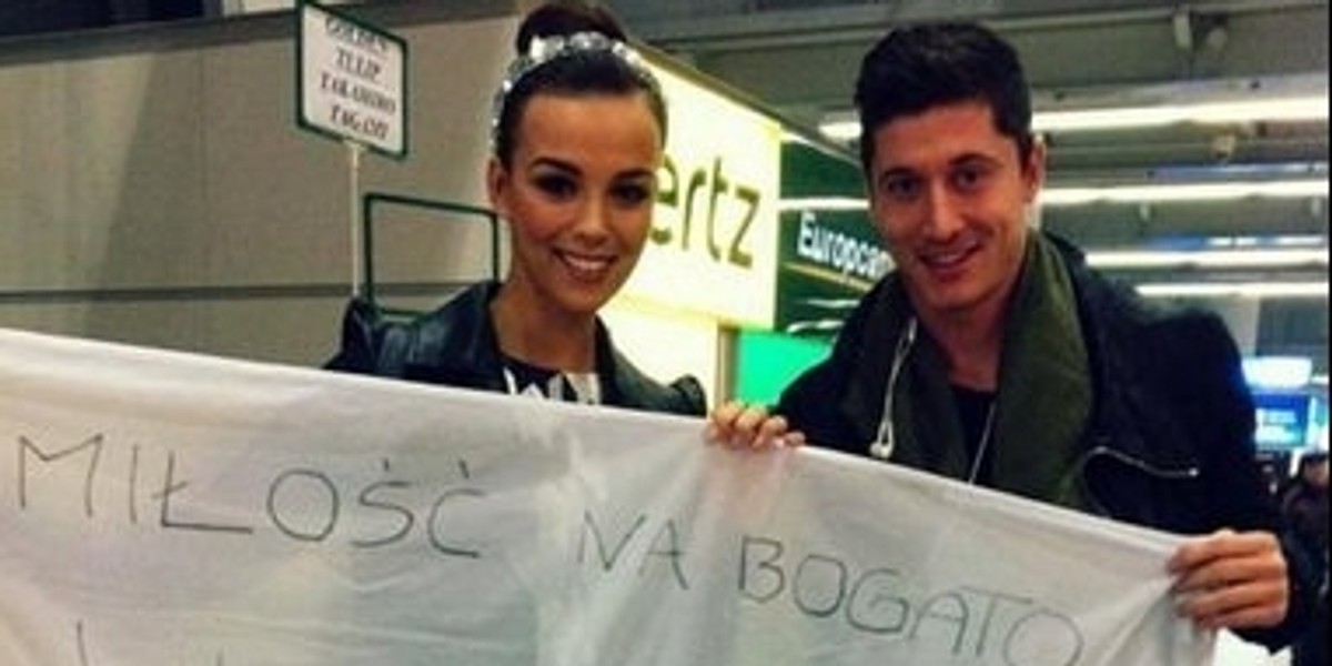 Robert Lewandowski, Paulina Krupińska