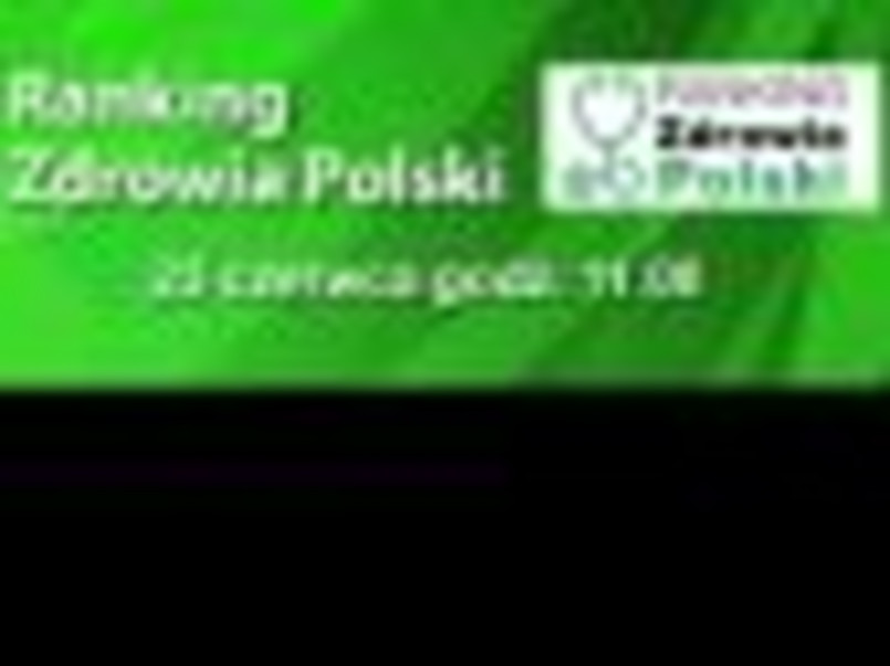 Gala V edycji Rankingu Zdrowia Polski. Obejrzyj retransmisję