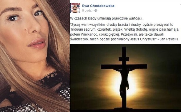 Chodakowska krytykowana za zdjęcie krzyża. "Wrzucasz katolicki bełkot. Wiara to prywatna sprawa"