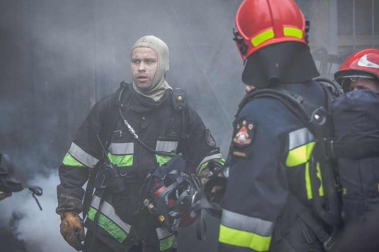 Strażacy / Fot. Grzegorz Gołębiowski/PROFILM