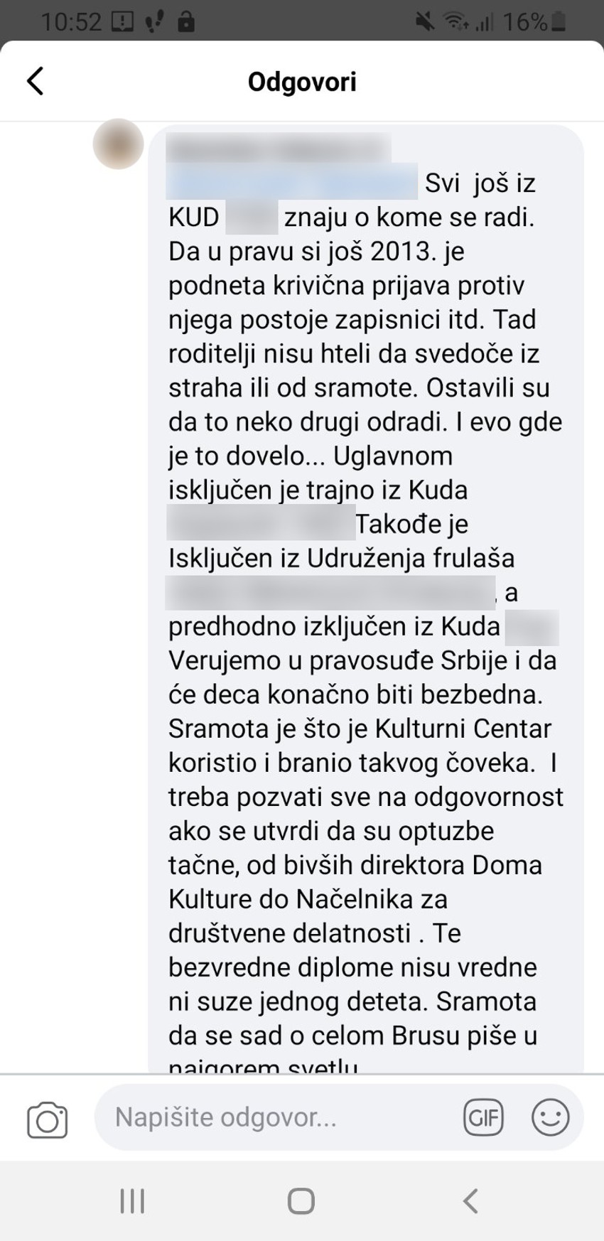 Neki tvrde da je zbog incidenata frulaš isključen iz mnogih kulturno-umetničkih društava