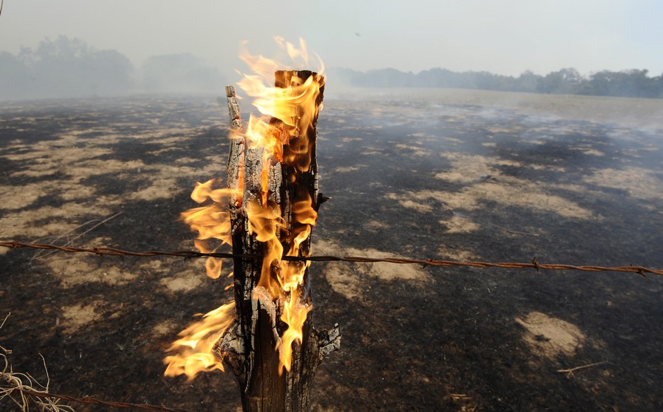 USA TEXAS WILDFIRES