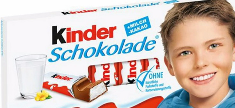 Tak wygląda dzisiaj chłopiec z opakowania Kinder Chocolate