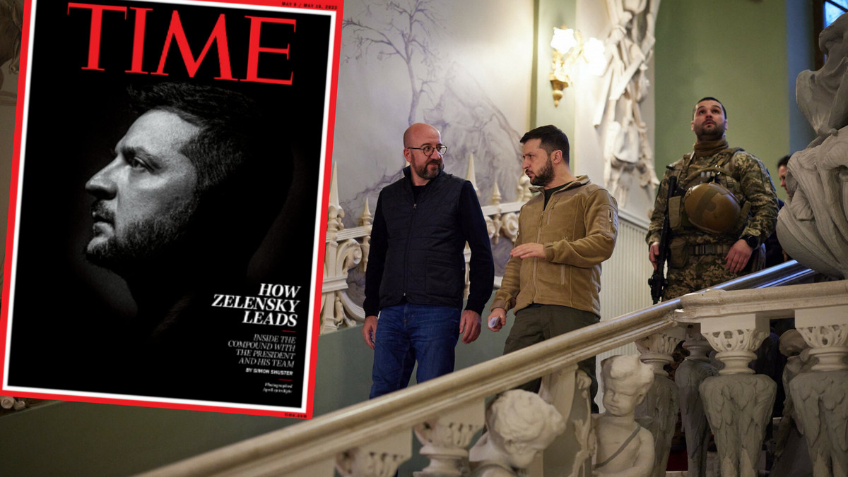 Wołodymyr Zełenski na okładce "Time". Tak zareagowała Rosja 