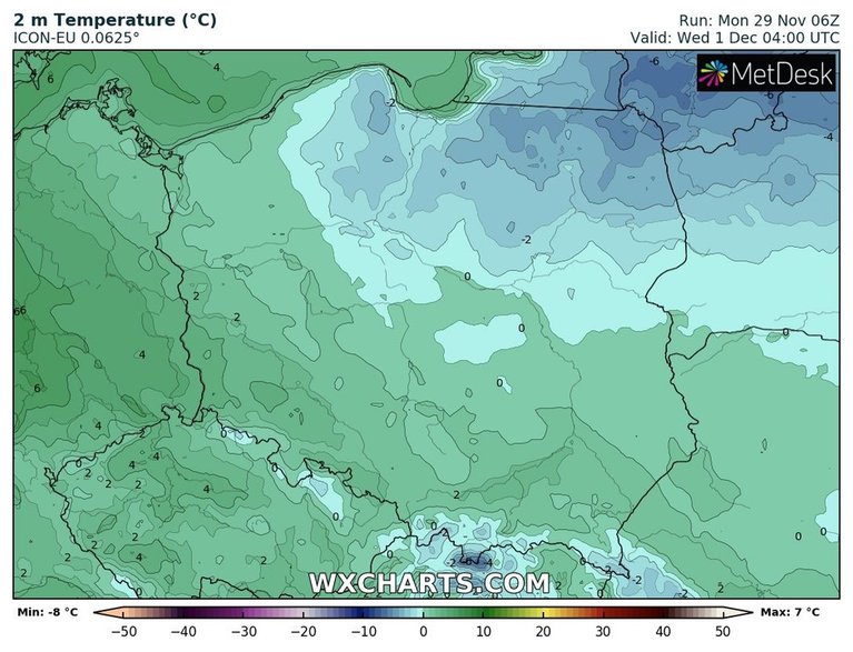 Środowy poranek ze zróżnicowaną temperaturą