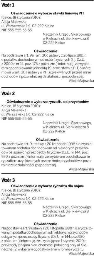 Kto i kiedy musi zdecydować się na wybór formy opodatkowania