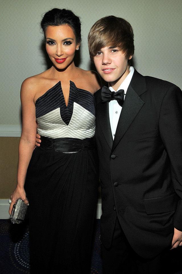 Kim Kardashian i Justin Bieber (fot. Getty Images)