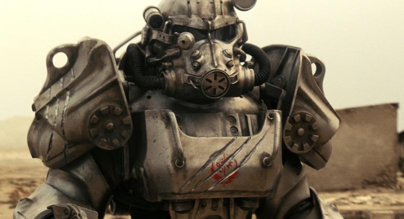Power armor in Fallout.Amazon Prime Video