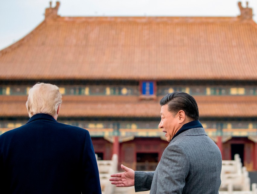 Donald Tramp i Si Đinping u Pekingu 8. novembra 2017.