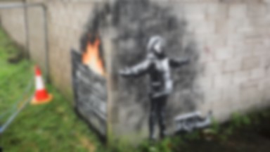 Mural Banksy'ego w Port Talbot trafi do muzeum