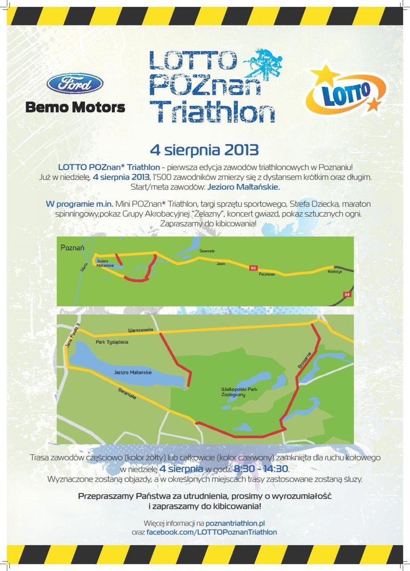 Trasa Poznań Triathlonu