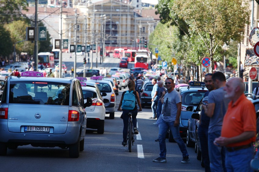 taksi protest 2. dan