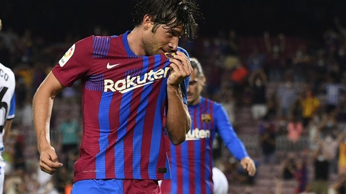 Sergi Roberto na zdjęciu z 2021 r.