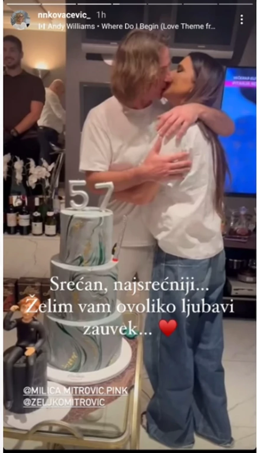 Milica i Željko Mitrović (Foto: Instagram)